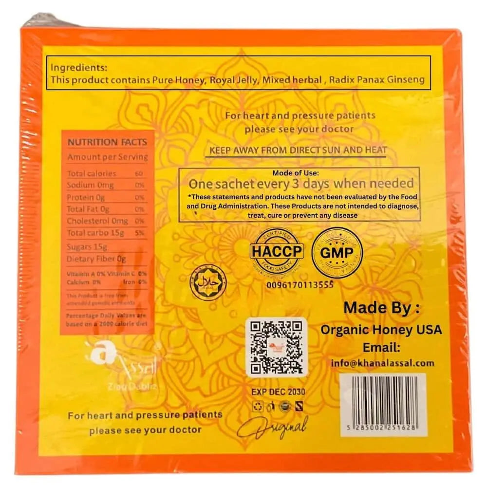 Organic Natural Honey (Large Pack of 24 Sachets 10Gram Each) image 4