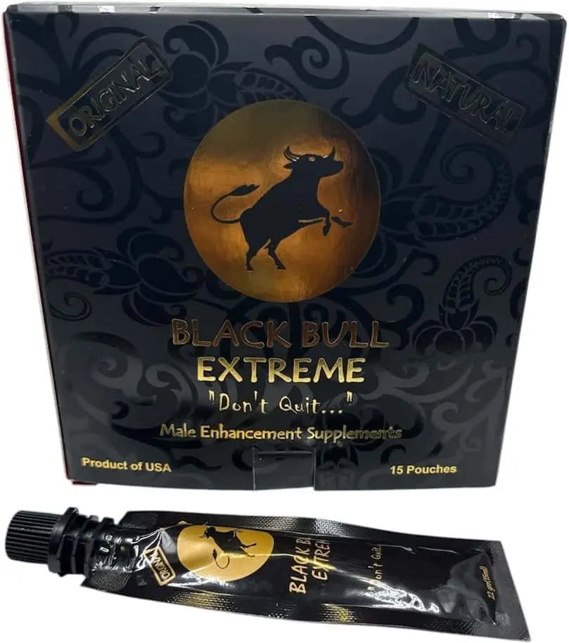 12Pcs Extreme Black Bull Honey For Men image 0