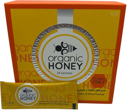 Organic Natural Honey (Large Pack of 24 Sachets 10Gram Each) image 0